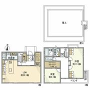 高坂戸建の間取り画像