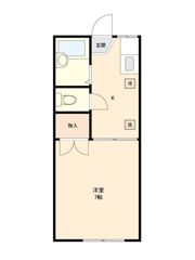 サンハイムT＆Kの間取り画像