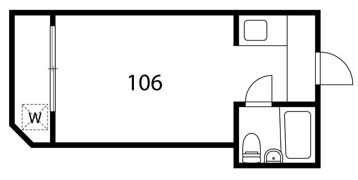 メゾン・ド・アドミレ 106（鷺ノ宮）の間取り画像