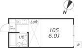 ペアパレス宮の坂105（宮の坂/経堂）の間取り画像