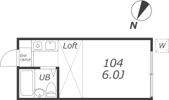 ペアパレス宮の坂104（宮の坂/経堂）の間取り画像