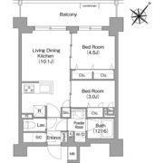 コンフォリア・リヴ押上NORTHの間取り画像