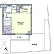 プラチナコート中目黒の間取り画像