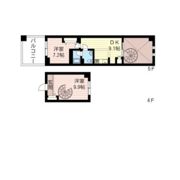 レジデンスシャルマン月島の間取り画像