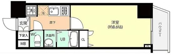 エルスタンザ駒形の間取り画像