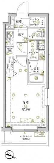 クレイシアIDZ学芸大学の間取り画像