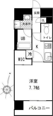 シーズンフラッツ矢場の間取り画像