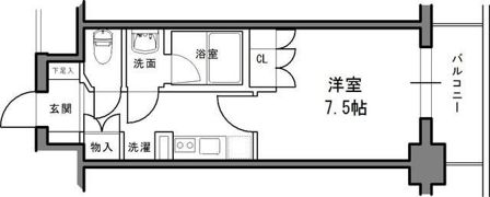 クオリア小石川の間取り画像