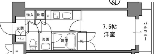クオリア小石川の間取り画像