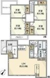 堀上緑町3丁戸建の間取り画像