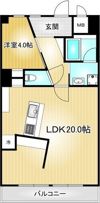 三旺マンション第6金山の間取り画像