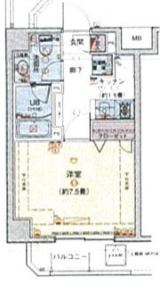 シースペース三ノ輪の間取り画像