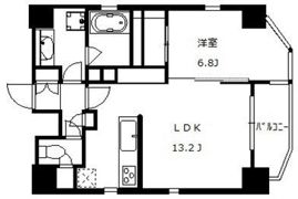 ディアコート麻布の間取り画像