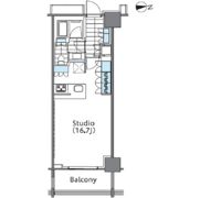コンフォリア新宿イーストサイドタワーの間取り画像