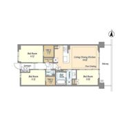 ドゥーエ町屋の間取り画像