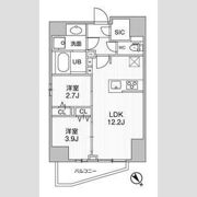 S-RESIDENCE目黒大岡山bresaの間取り画像