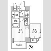 S-RESIDENCE目黒大岡山bresaの間取り画像