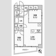 S-RESIDENCE目黒大岡山bresaの間取り画像