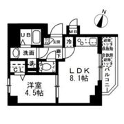 アムール代々木上原の間取り画像