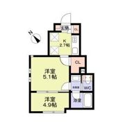 WoodCrest沼袋Terraceの間取り画像