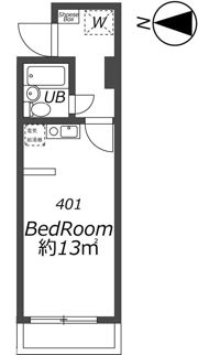 エクレール南馬込の間取り画像