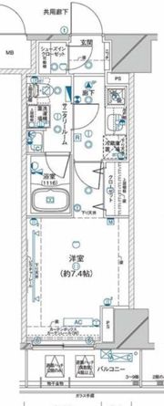 ステージグランデ秋葉原の間取り画像