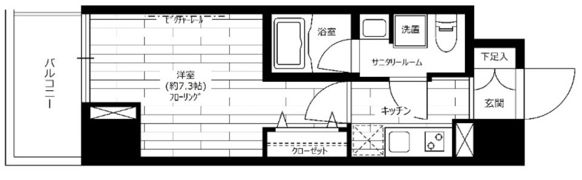 ステージグランデ秋葉原の間取り画像