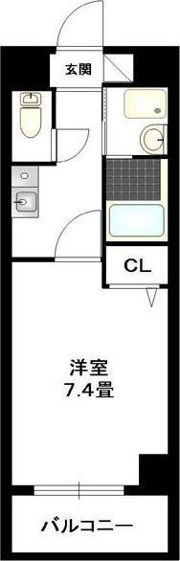 CRECER新栄の間取り画像