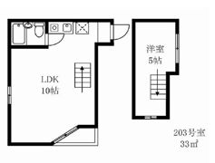 八雲ハウスの間取り画像