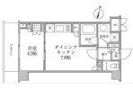 レジディア神楽坂Ⅱの間取り画像