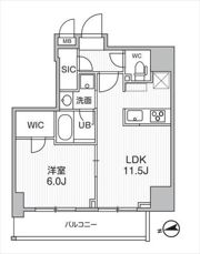 S-RESIDENCE新御徒町chiaroの間取り画像