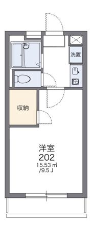 レオパレスパストラルの間取り画像