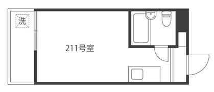 メゾン・ド・ルージュ211（学芸大学）の間取り画像