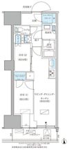 パークアクシス品川天王洲アイルの間取り画像
