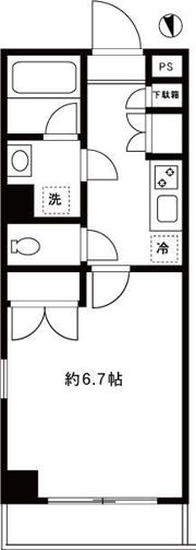 ミテッツァ大森Ⅱの間取り画像