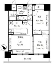 サンクレール荒川ブランガーデンの間取り画像