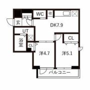 スカイコートパレス蒲田IIの間取り画像