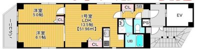金太郎ヒルズ361の間取り画像