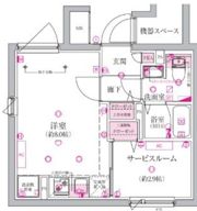 ベルシードステアー押上の間取り画像
