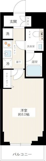 HY's crecer 清澄白河の間取り画像