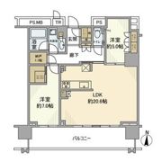 プラウドタワー名古屋錦の間取り画像