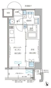 パークアクシス文京本郷の間取り画像