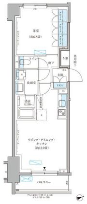 パークアクシス文京本郷の間取り画像