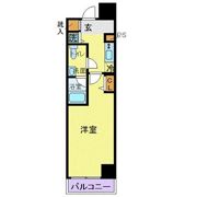 カスタリア蔵前の間取り画像