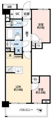 イノバスすみだ八広の間取り画像