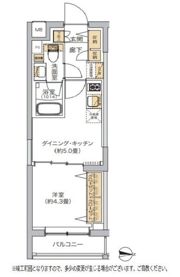 リビオメゾン湯島の間取り画像