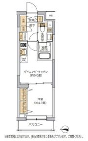 リビオメゾン湯島の間取り画像
