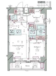 コンシェリア町屋の間取り画像