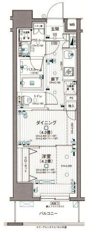 日神デュオステージ浅草三筋の間取り画像