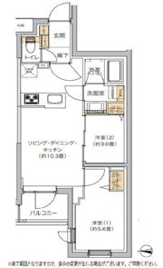 リビオメゾン湯島の間取り画像